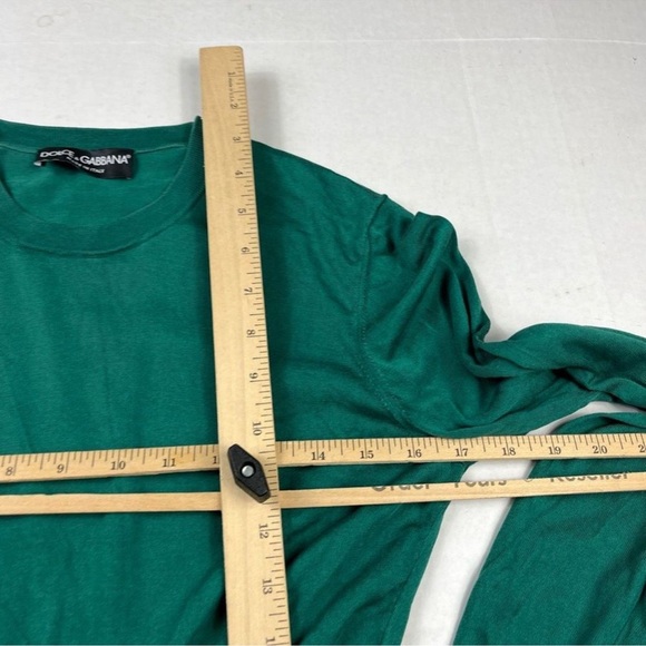 Dolce & Gabbana Green Fitted Crop Sweatshirt - Picture 4 of 7